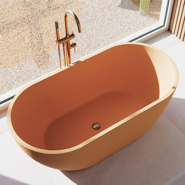 FIENZA JADA CONCRETE BATH 1700MM - TUSCAN
