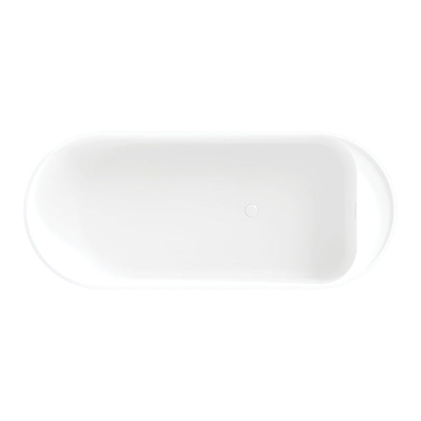FIENZA MINKA SOLID SURFACE BATH 1700MM - MATTE WHITE