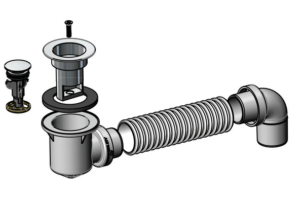 ART AUSTRALIA FLEXI BATH BEND CONNECTOR - VARIOUS COLOURS