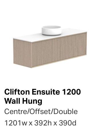 ADP CLIFTON ENSUITE VANITY (SLIM)