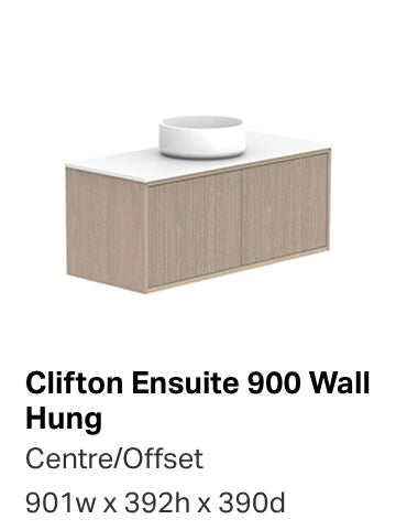 ADP CLIFTON ENSUITE VANITY (SLIM)