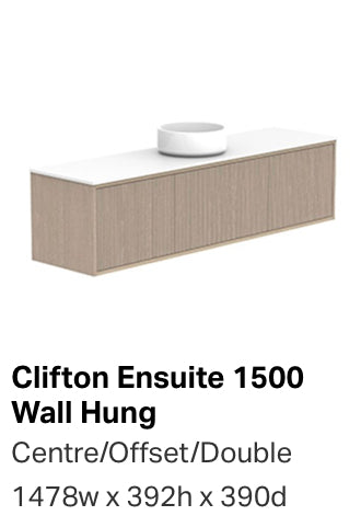ADP CLIFTON ENSUITE VANITY (SLIM)