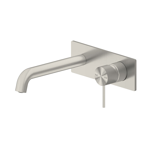 MECCA WALL MIXER SET RECTANGLE BACKPLATE