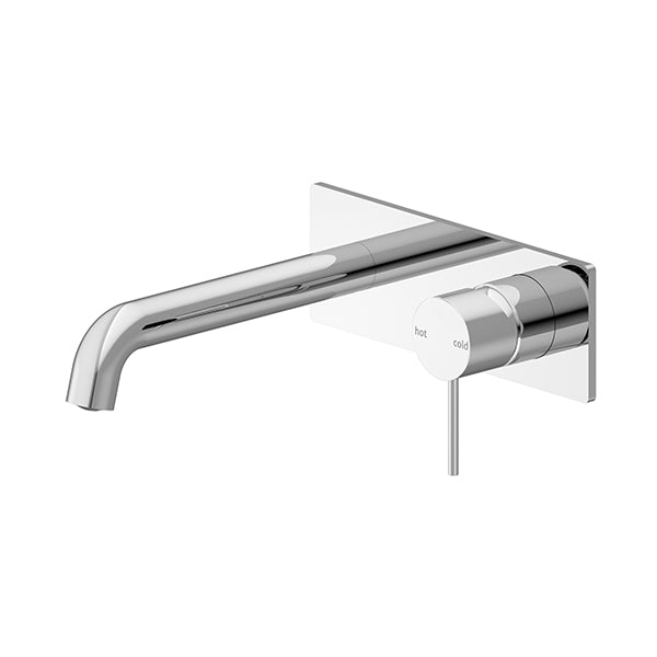 MECCA WALL MIXER SET RECTANGLE BACKPLATE