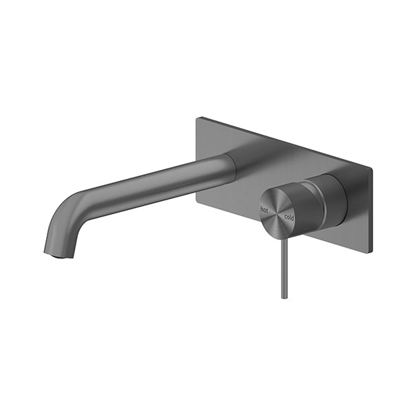 MECCA WALL MIXER SET RECTANGLE BACKPLATE