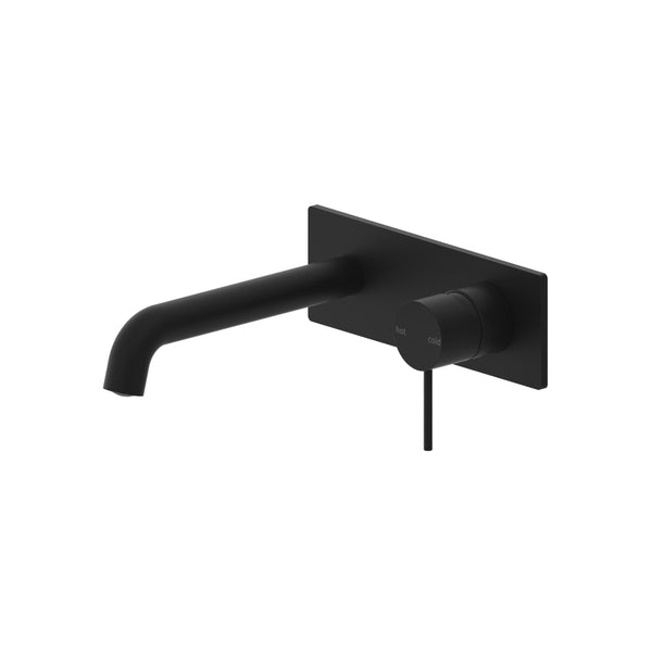 MECCA WALL MIXER SET RECTANGLE BACKPLATE