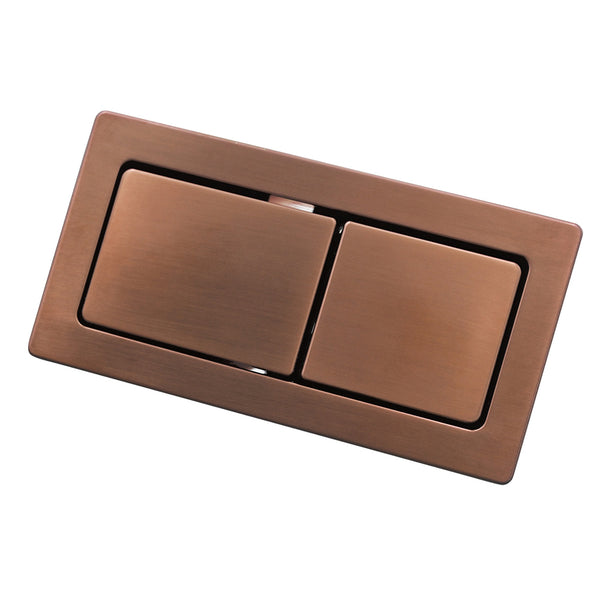 RECTANGULAR DUAL TOILET FLUSH BUTTON