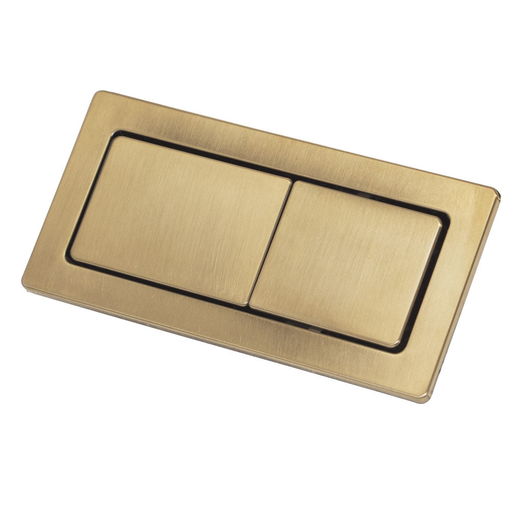 RECTANGULAR DUAL TOILET FLUSH BUTTON
