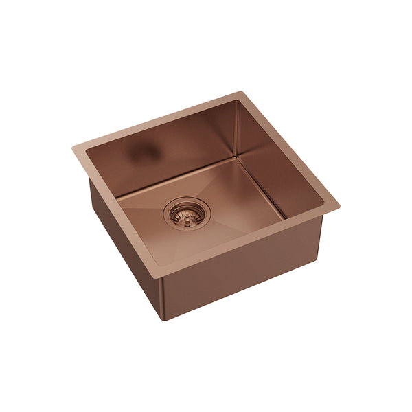 FIENZA HANA SINGLE KITCHEN SINK - BRUSHED COPPER