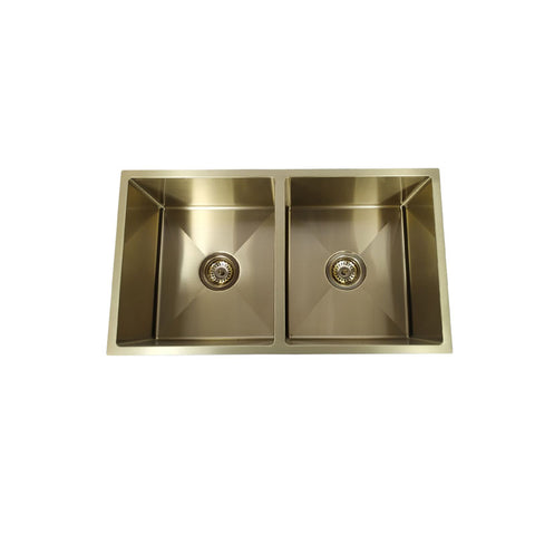 BUK DOUBLE SINK S/STEEL 760 x 440 x 230 BKR76-D