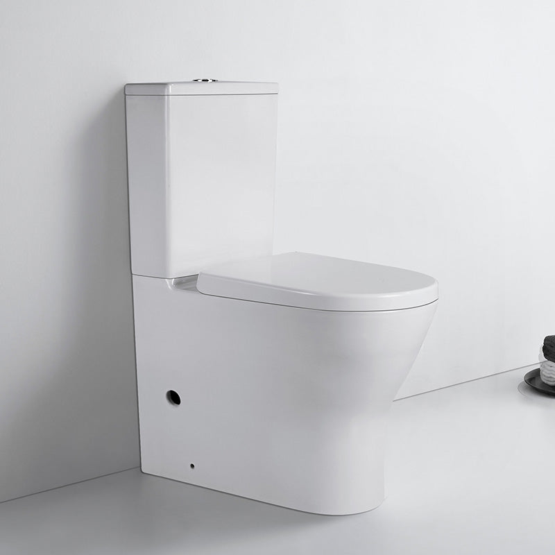 NAGA VASARI RIMLESS BACK TO WALL TOILET SUITE - EXTRA HEIGHT