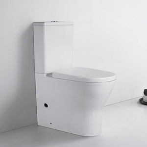 NAGA VASARI RIMLESS BACK TO WALL TOILET SUITE - EXTRA HEIGHT