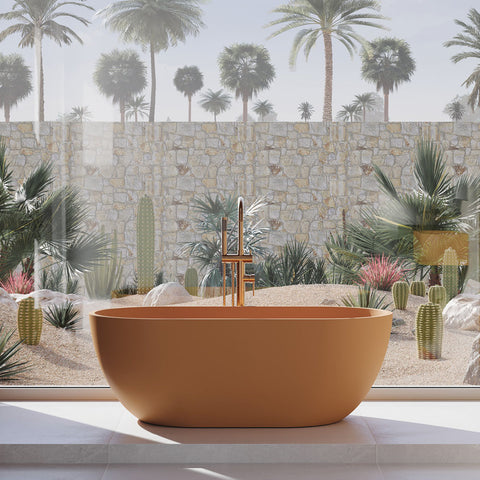 FIENZA JADA CONCRETE BATH 1700MM - TUSCAN