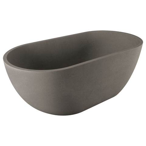 FIENZA JADA CONCRETE BATH 1700MM - WARM GREY
