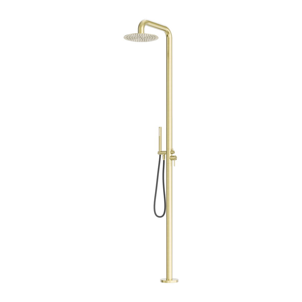 NERO ZEN SS316L OUTDOOR FREESTANDING OUTDOOR SHOWER COLUMN