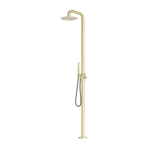NERO ZEN SS316L OUTDOOR FREESTANDING OUTDOOR SHOWER COLUMN
