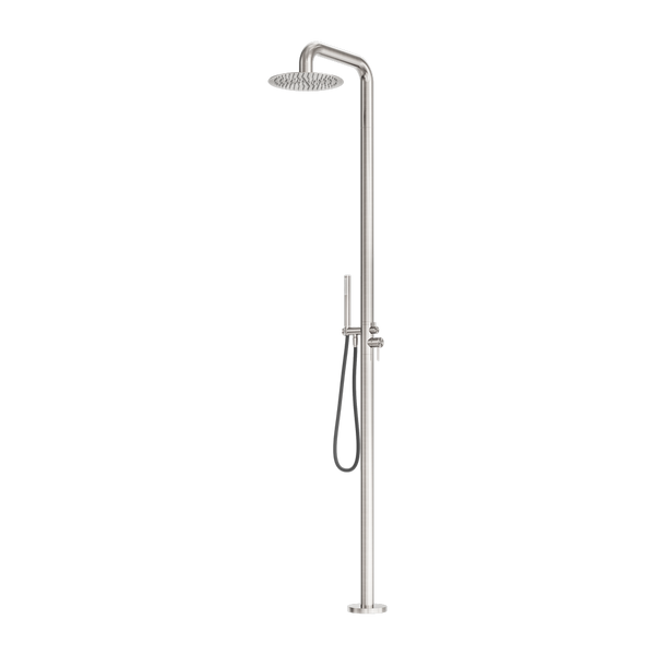 NERO ZEN SS316L OUTDOOR FREESTANDING OUTDOOR SHOWER COLUMN