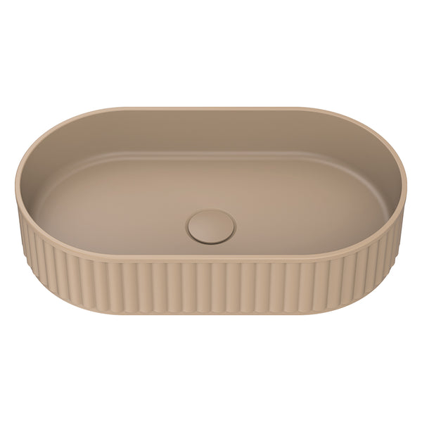 FIENZA MINKA OVAL SOLID SURFACE ABOVE COUNTER BASIN