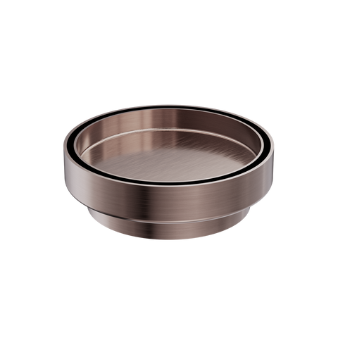 NERO ROUND TILE INSERT FLOOR WASTE 130MM (100MM OUTLET)