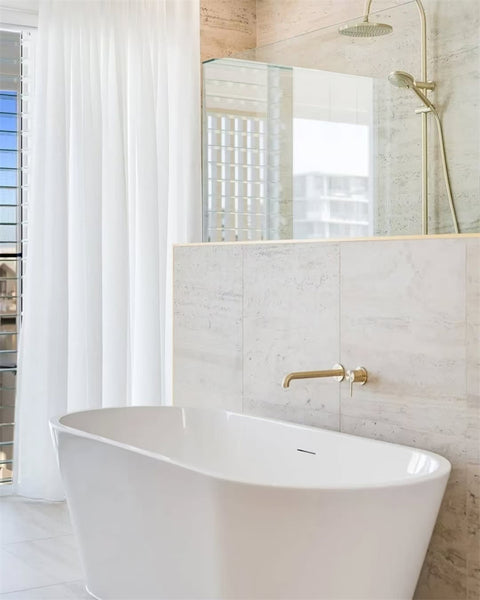 MECCA BASIN / BATH SPOUT - BRUSHED GOLD