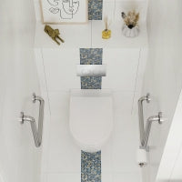 FIENZA ALIX AMBULANT WALL-FACED TOILET PAN & SEAT