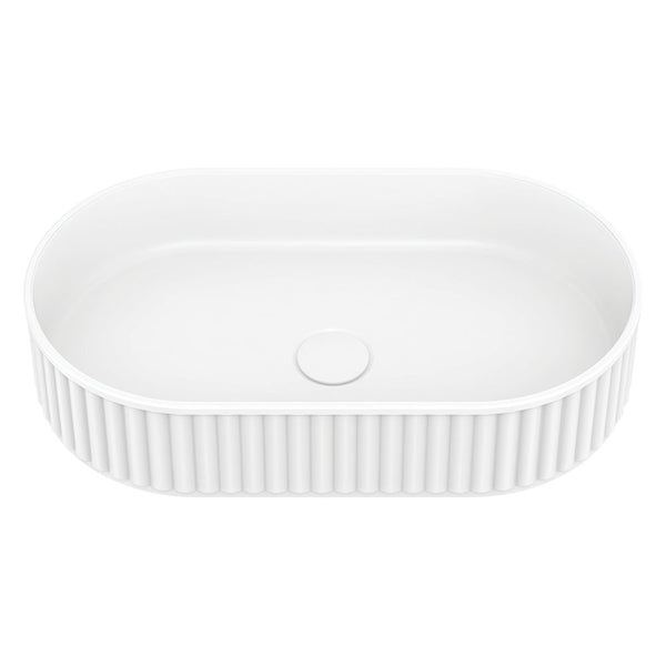 FIENZA MINKA OVAL SOLID SURFACE ABOVE COUNTER BASIN