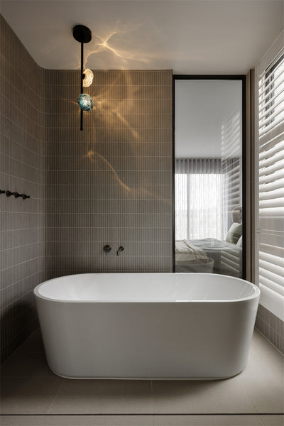 MECCA BASIN / BATH SPOUT - GUN METAL