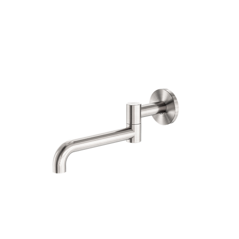MECCA SWIVEL WALL MOUNTED BATH SPOUT - BRUSHED NICKEL