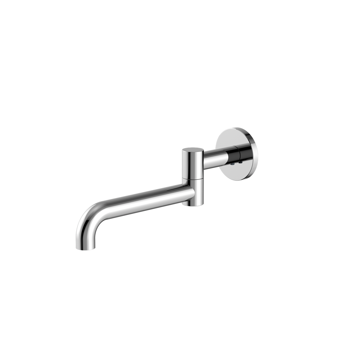 MECCA SWIVEL WALL MOUNTED BATH SPOUT - CHROME