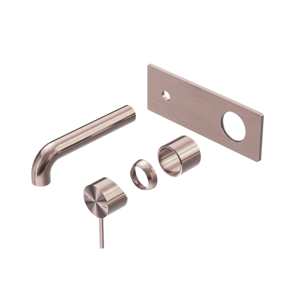 MECCA WALL MIXER SET RECTANGLE BACKPLATE - TRIM KIT ONLY