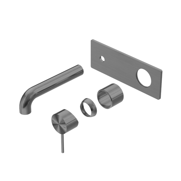 MECCA WALL MIXER SET RECTANGLE BACKPLATE - TRIM KIT ONLY