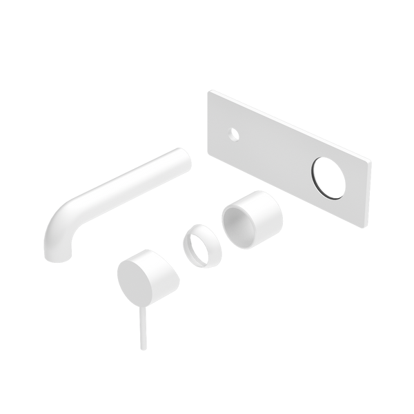 MECCA WALL MIXER SET RECTANGLE BACKPLATE - TRIM KIT ONLY