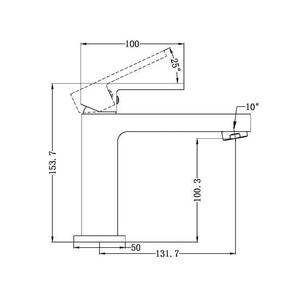 NERO ECCO BASIN MIXER
